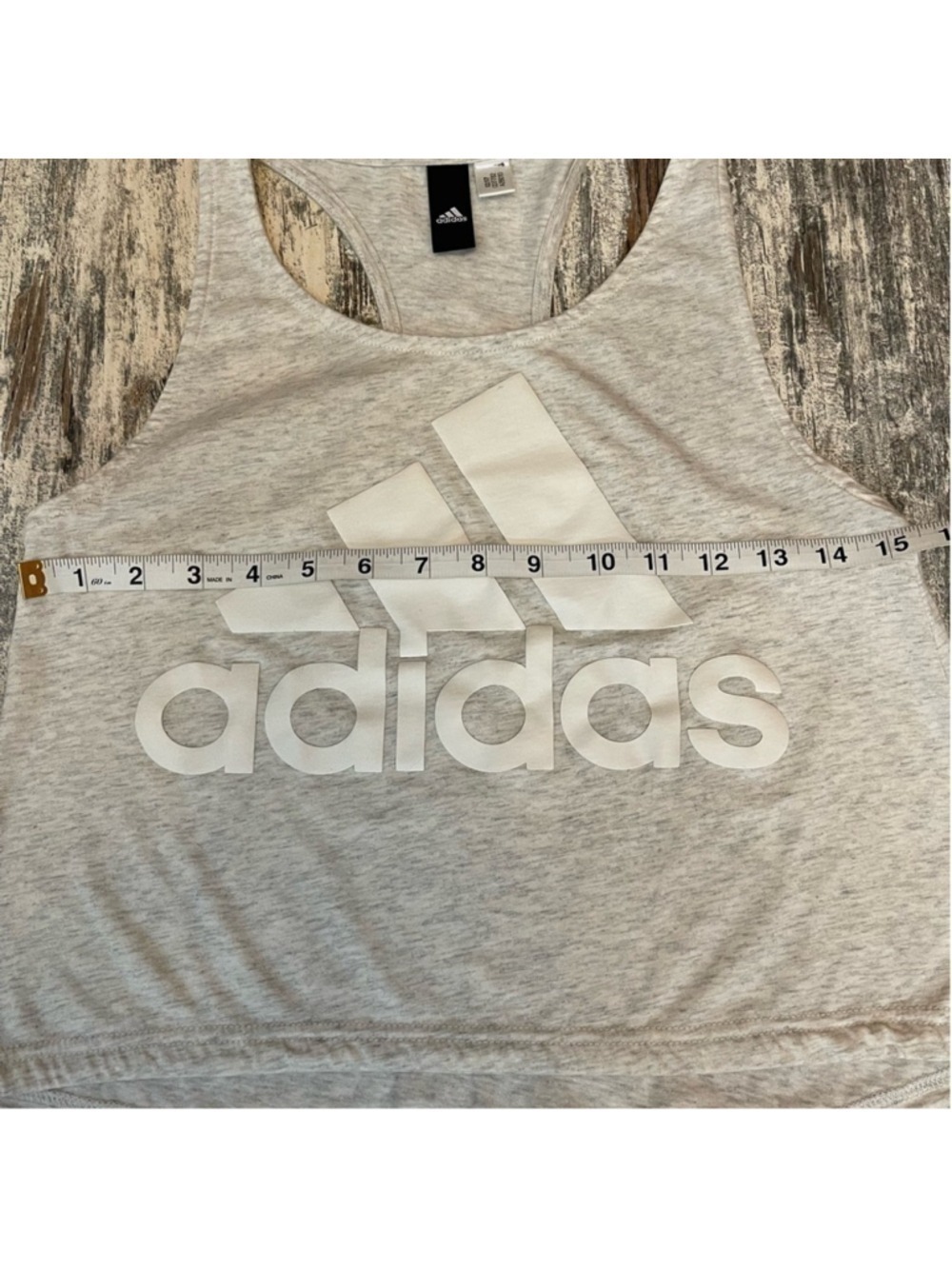 Adidas Women's Tank Top Small White Gray - Picture 5 of 5